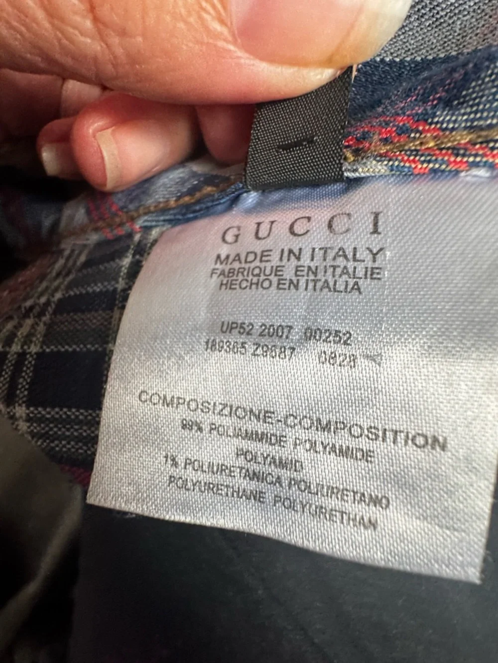 #83  🌷GUCCI Classic Dark Wash Men’s Jeans - Navy Blue - Picture 6 of 6